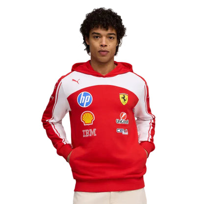 Scuderia Ferrari F1 Puma Men's 2026 Team Hoodie - Red