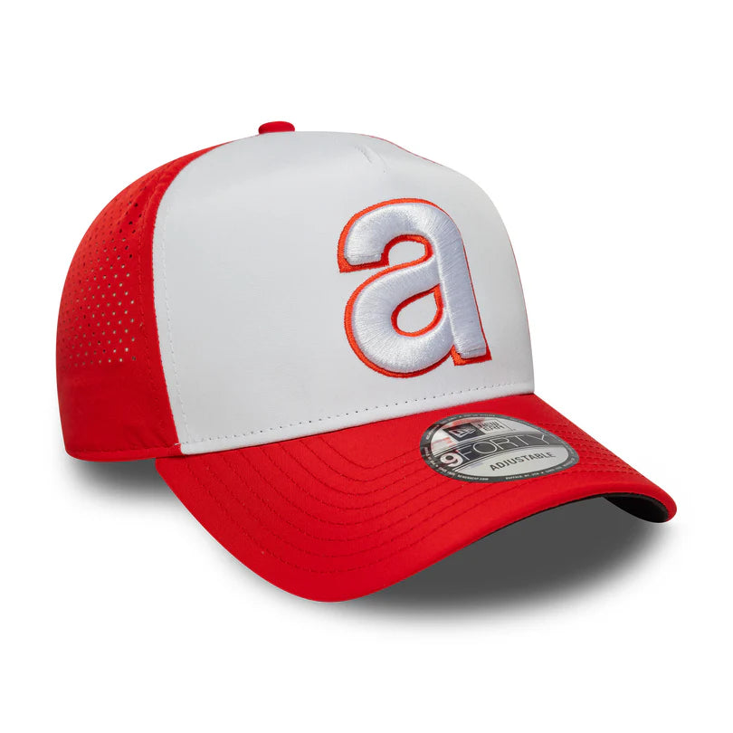 Aprilia Embroidery Af 9Forty Cap Adults - Red and White