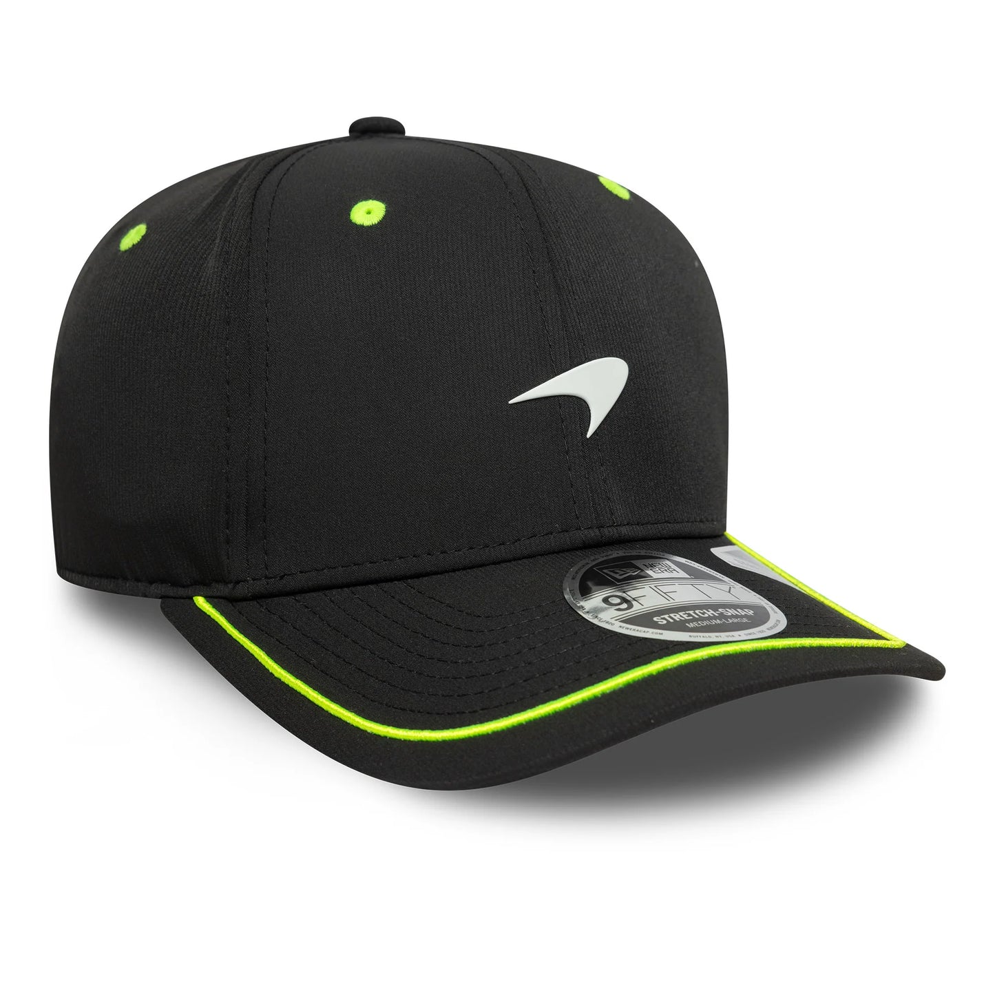 Ended McLaren Racing F1 Pop 9Fifty Cap Stretch Snap Adults - Black - Unisex