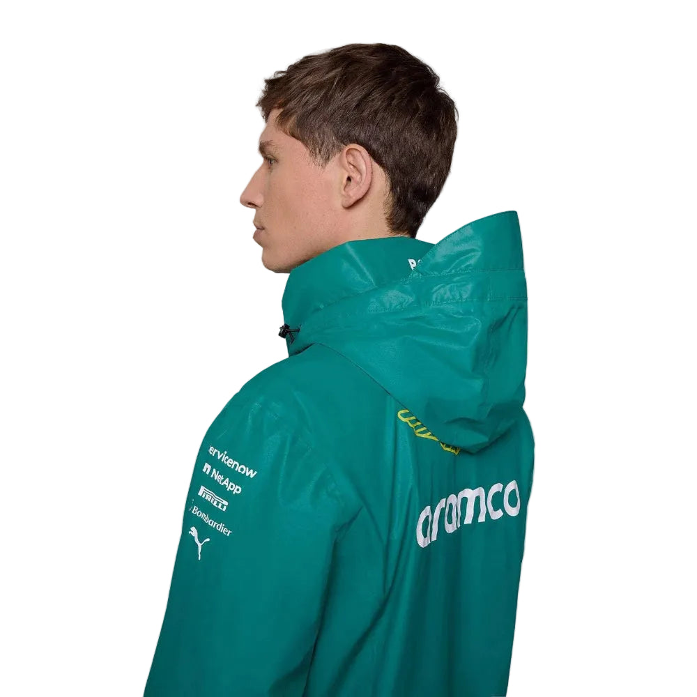 Aston Martin F1 Team Rain Jacket Men's - Green