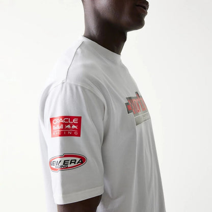 Red Bull Racing F1 Graphic Oversized Tee Adults - White