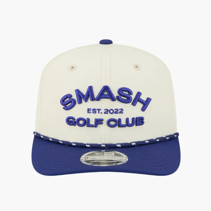 Smash LIV Golf 2025 Off-White 9SEVENTY Stretch Snap Adjustable Cap