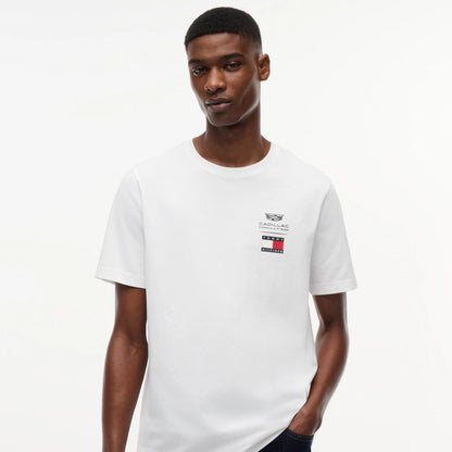 Cadillac F1 X Tommy Hilfiger Logo Tee Mens - White