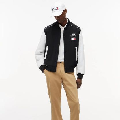 Cadillac F1 X Tommy Hilfiger Bomber Jacket Men's - Black/White