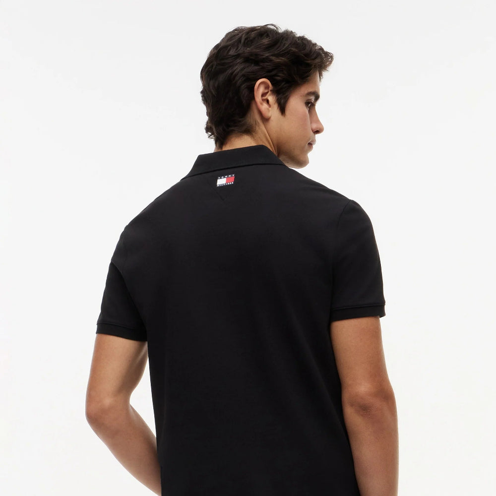 Cadillac F1 X Tommy Hilfiger Logo Polo Mens - Black