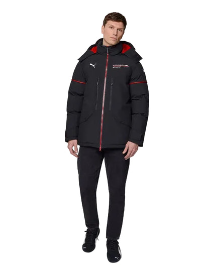 2026 Porsche Motorsport Men's Black Team Winter Jacket