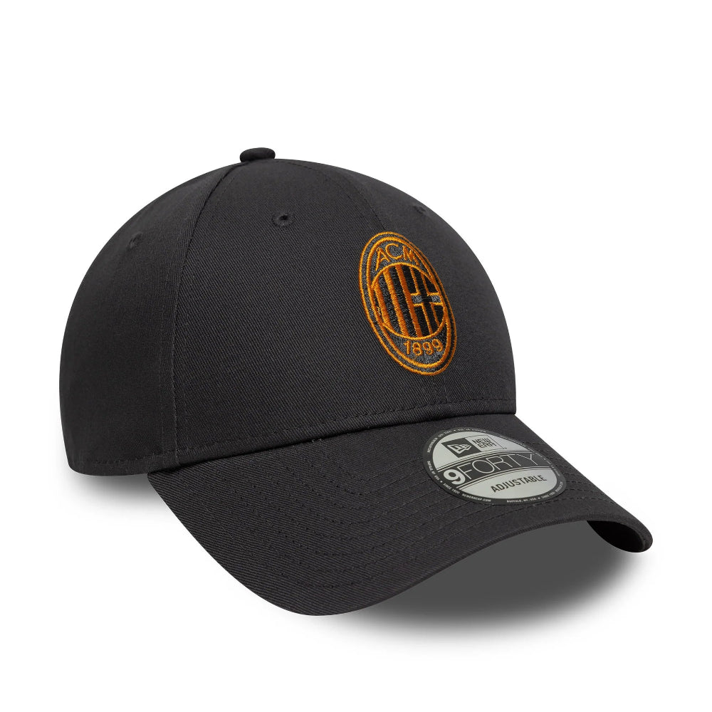 AC Milan Colour Pop 9Forty Cap Adults - Dark Grey/Cool Orange