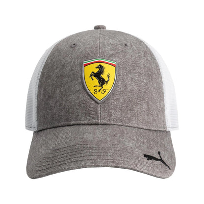 Scuderia Ferrari Trucker Cap - Adults - Grey - Unisex