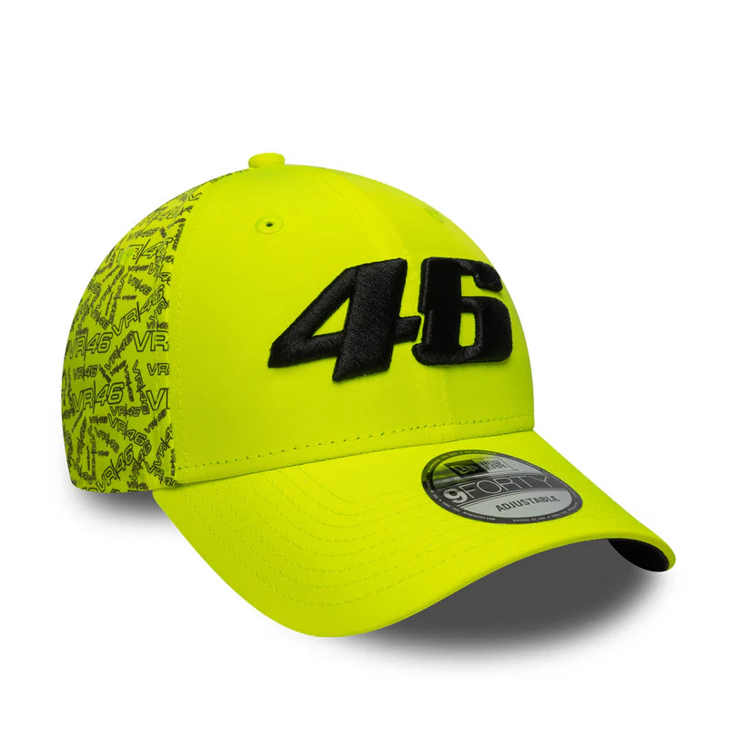 VR46 All Over Print 9Forty Cap Adults - Neon Yellow