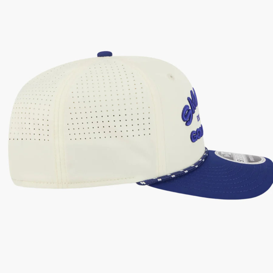 Smash LIV Golf 2025 Off-White 9SEVENTY Stretch Snap Adjustable Cap