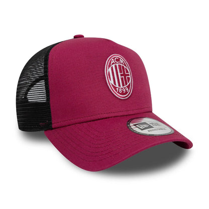 AC Milan Seasonal Trucker Cap Adults - Maroon - Unisex