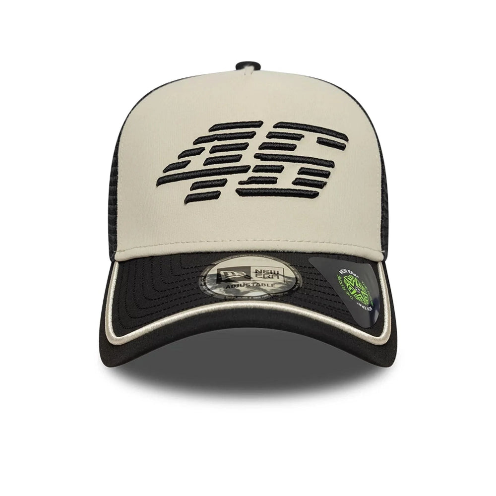 VR46 Recycled Stripe Black 9FORTY E-Frame Trucker Cap - Unisex