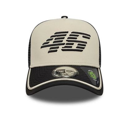 VR46 Recycled Stripe Black 9FORTY E-Frame Trucker Cap - Unisex