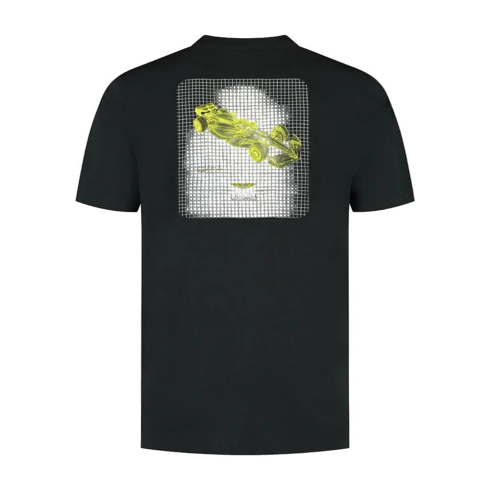 Aston Martin F1 Men's Wireframe Graphic T-Shirt