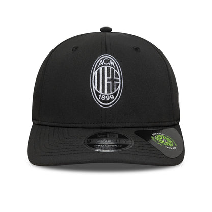 AC Milan Recycled 9Seventy Cap Stretch Snap Adults - Black