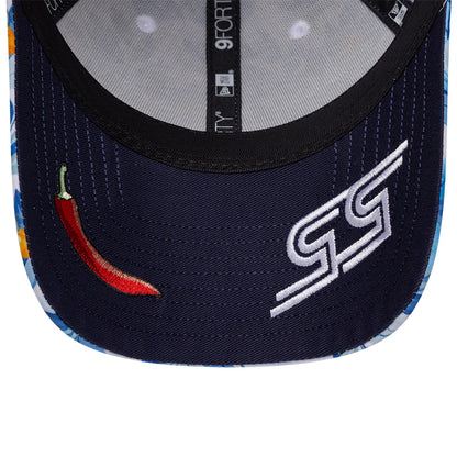 Williams F1 Team 2026 Carlos Sainz Barcelona 9Forty Cap Adults - White