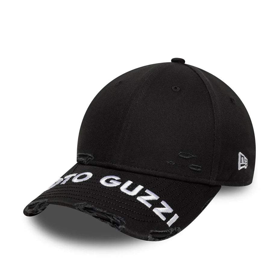 Moto Guzzi Distressed Black 9FORTY M-Crown Black Cap - Unisex
