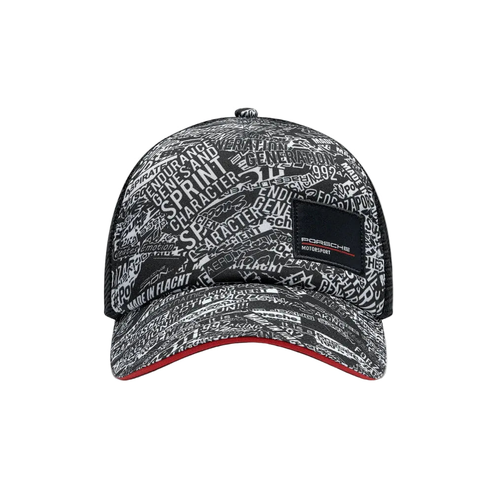 Porsche Motorsport Quoted AOP Trucker Cap