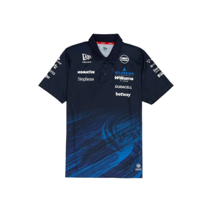 Williams F1 Team 2026 Tech Polo Mens - Night Shift Navy