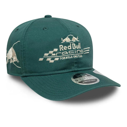 9SEVENTY Red Bull Racing Washed Dark Green 9SEVENTY Stretch Snap Cap