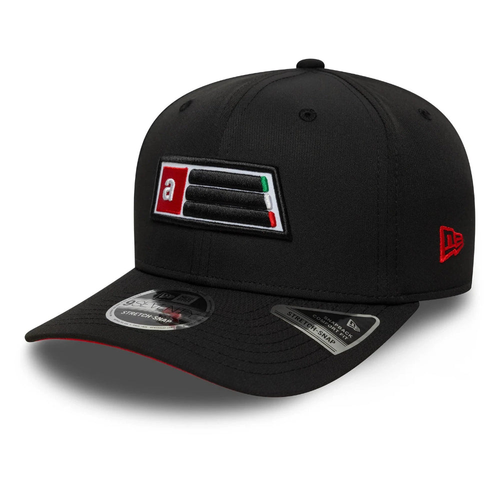 Aprilia Patch 9Seventy Cap Stretch Snap Adults - Black