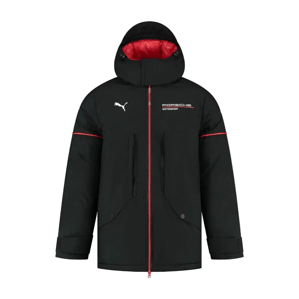 2026 Porsche Motorsport Men's Black Team Winter Jacket