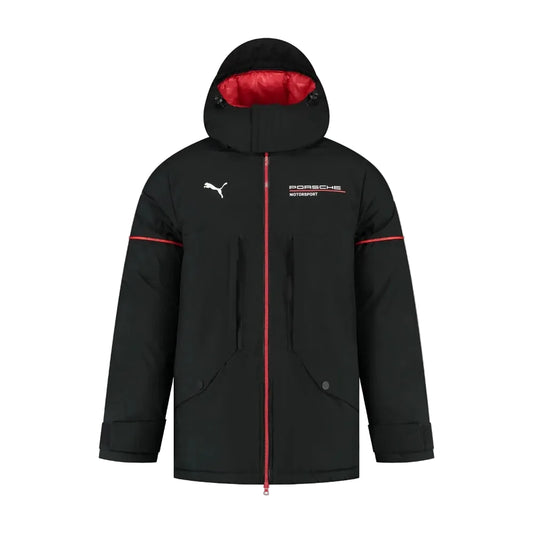 2026 Porsche Motorsport Men's Black Team Winter Jacket