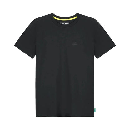 2026 Aston Martin Aramco F1 Mens Stealth Logo T-Shirt Black