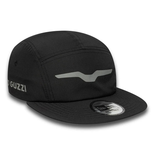 Moto Guzzi Reflective Black Camper Adjustable Cap - Unisex