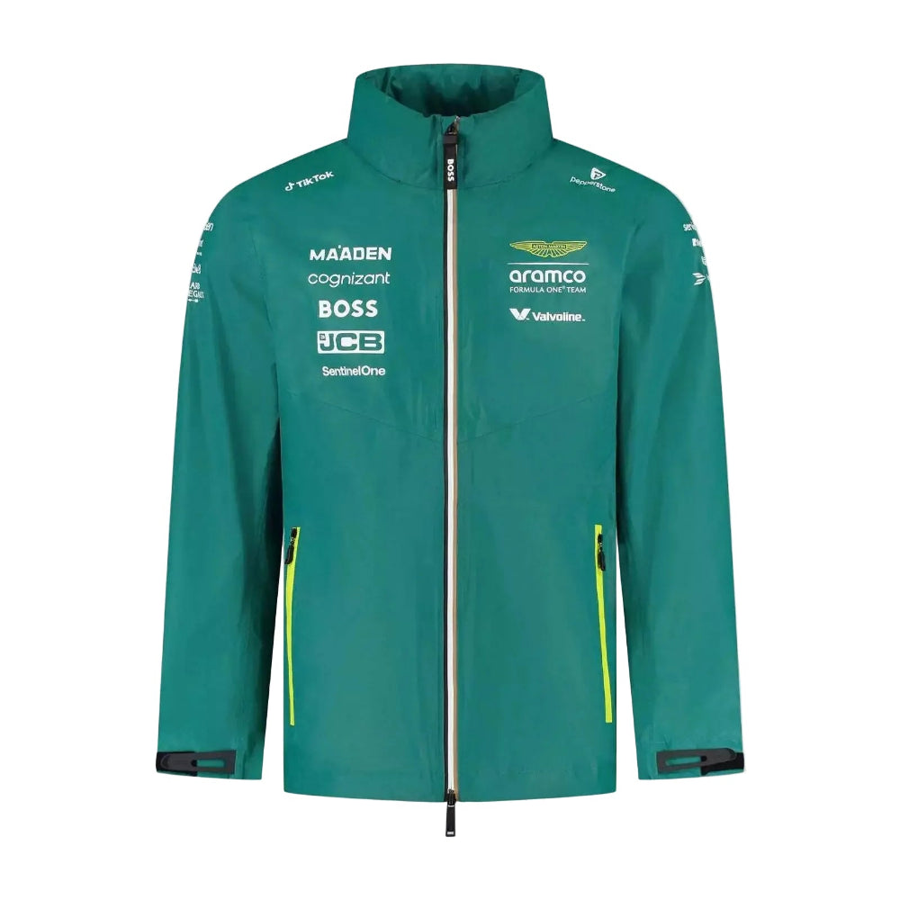 Aston Martin F1 Team Rain Jacket Men's - Green