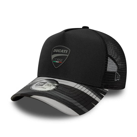 Ducati Motor Logo Print 9FORTY Adult A-Frame Trucker Cap - Unisex