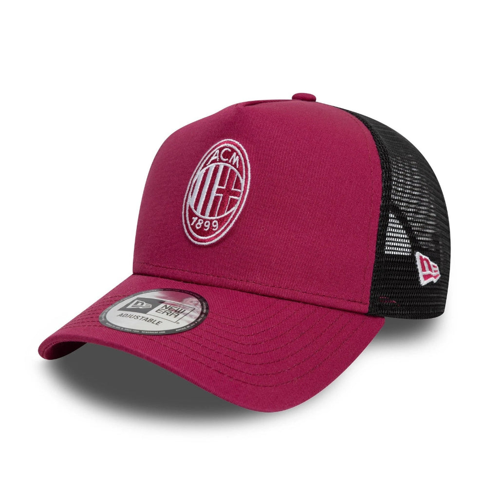 AC Milan Seasonal Trucker Cap Adults - Maroon - Unisex