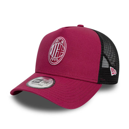 AC Milan Seasonal Trucker Cap Adults - Maroon - Unisex