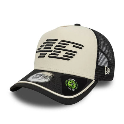 VR46 Recycled Stripe Black 9FORTY E-Frame Trucker Cap - Unisex