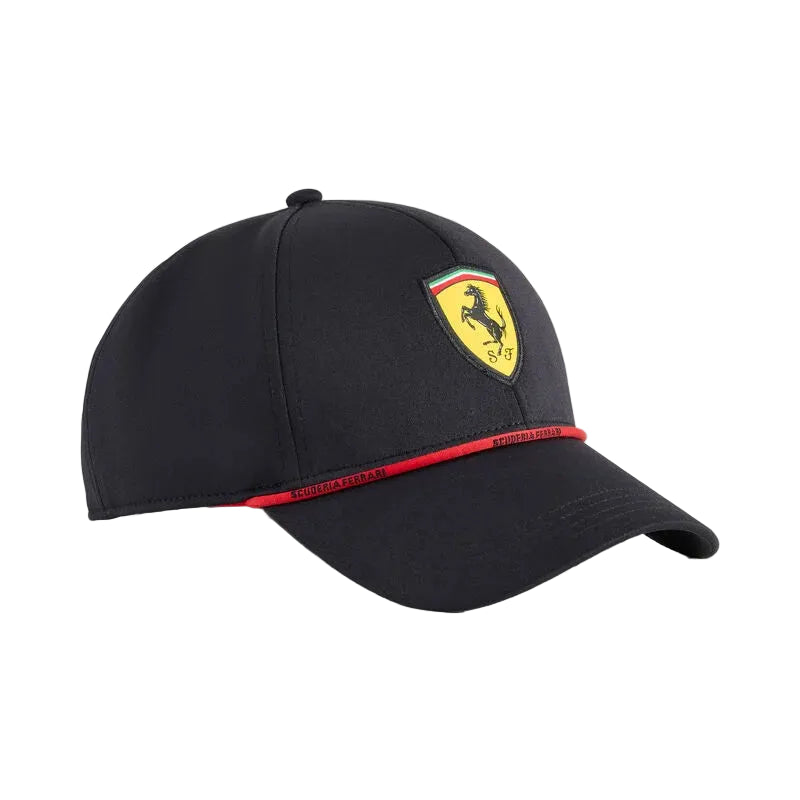 Scuderia Ferrari Classic BB Cap-Unisex-Black-OSFM