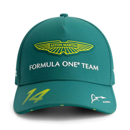 Aston Martin F1 2025 Alonso Team Racing Green Adjustable Cap - Kids