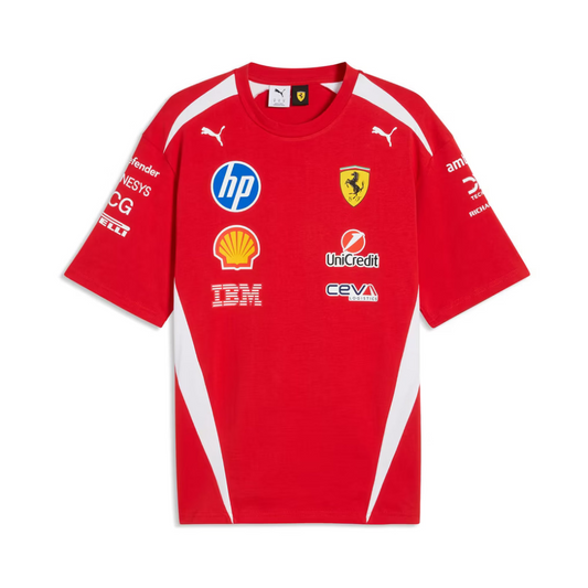 Scuderia Ferrari F1 Puma Men's 2026 Drivers T-Shirt - Red