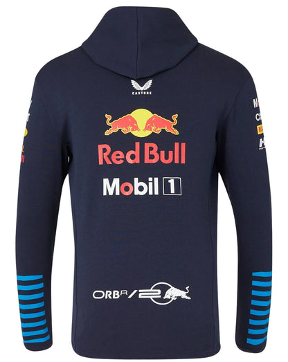 Red Bull Racing F1 Men's 2024 Team Pullover Hoodie - Navy