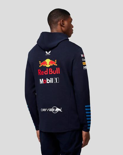 Red Bull Racing F1 Men's 2024 Team Pullover Hoodie - Navy