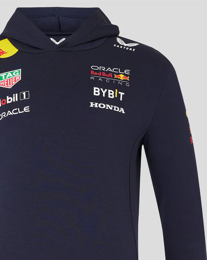 Red Bull Racing F1 Men's 2024 Team Pullover Hoodie - Navy