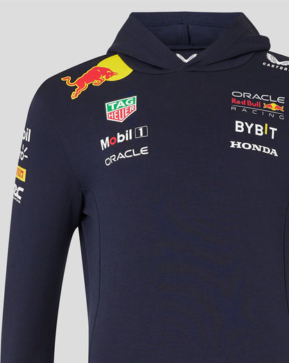 Red Bull Racing F1 Men's 2024 Team Pullover Hoodie - Navy