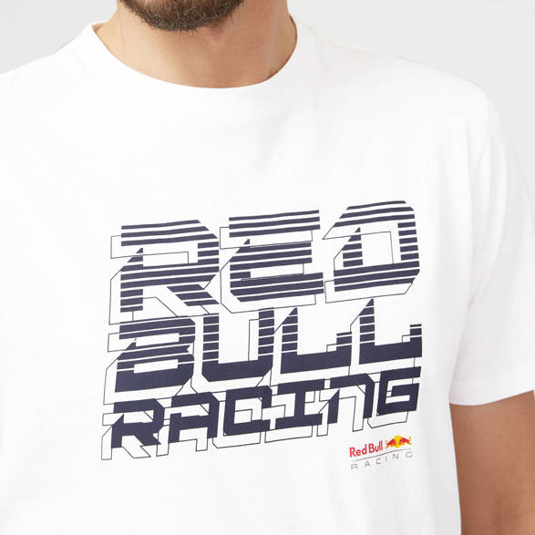 Red Bull Racing Mens Team Graphic White T-Shirt