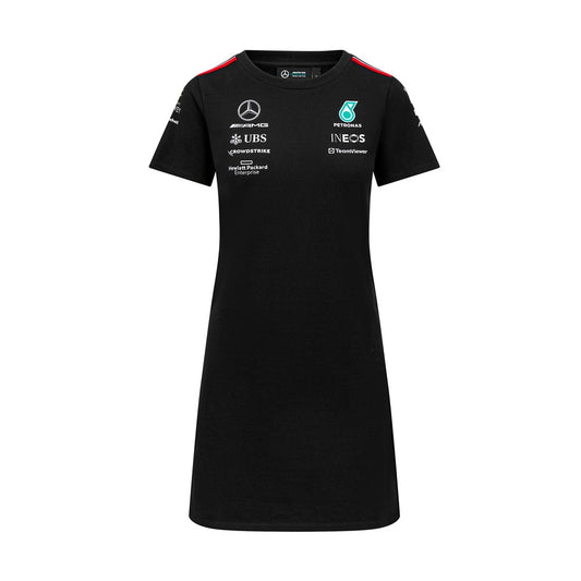 Mercedes-AMG Petronas F1 2023 Team T-Dress Womens – Black