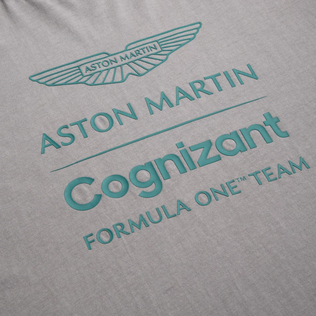 Aston Martin Cognizant F1 Lifestyle Logo T-Shirt -Grey