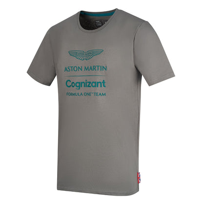 Aston Martin Cognizant F1 Lifestyle Logo T-Shirt -Grey