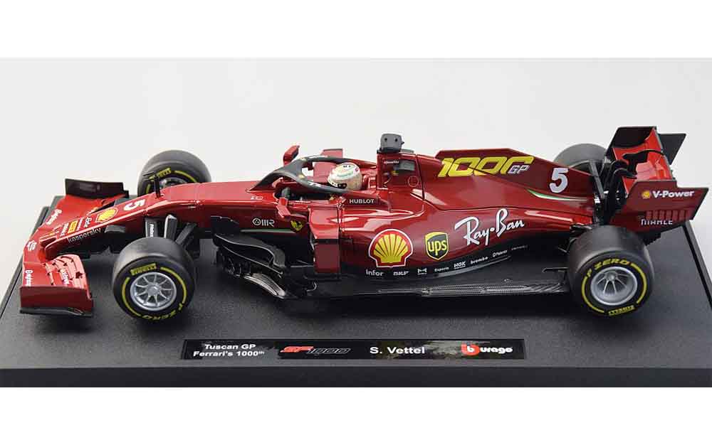 Bburago 1:18 Scuderia Ferrari SF1000 GP Tuscan GP S. Vettel